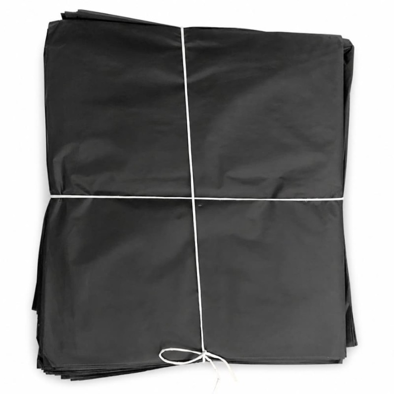 20x24 Black Garbage Poly Trash Bag 500g