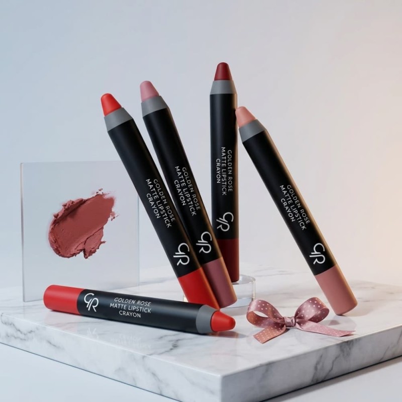 Golden Rose Matte Lipstick Crayon