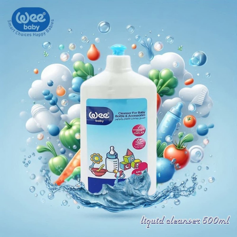 Wee baby liquid cleanser 500ml