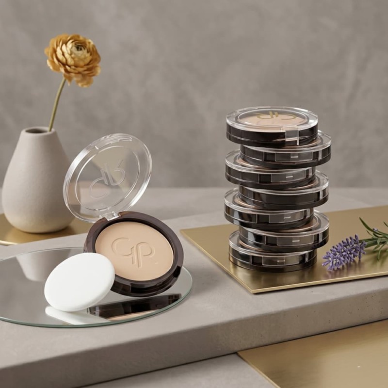 Golden Rose Pressed Powder