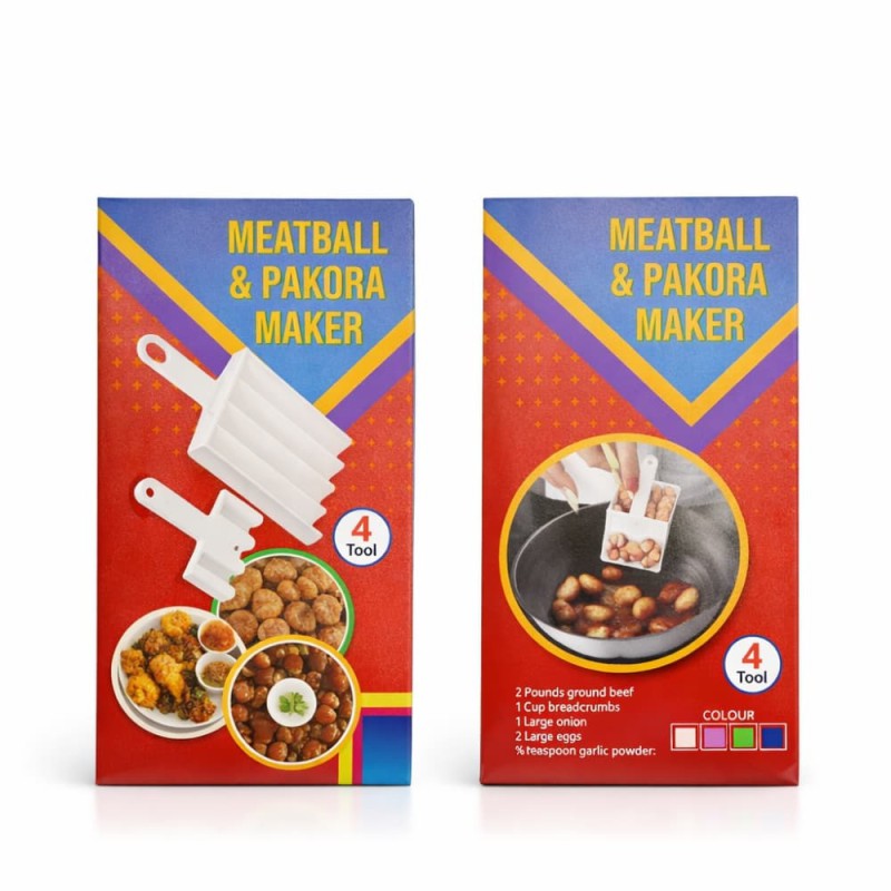 Plastic Meatball & Piyaju Pakora Maker – Non-Stick Kitchen Scoop