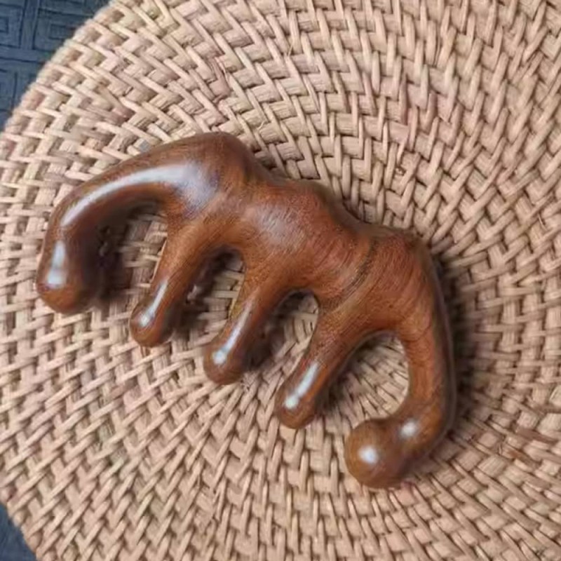 Natural Sandalwood Scalp Relaxation Massage Comb