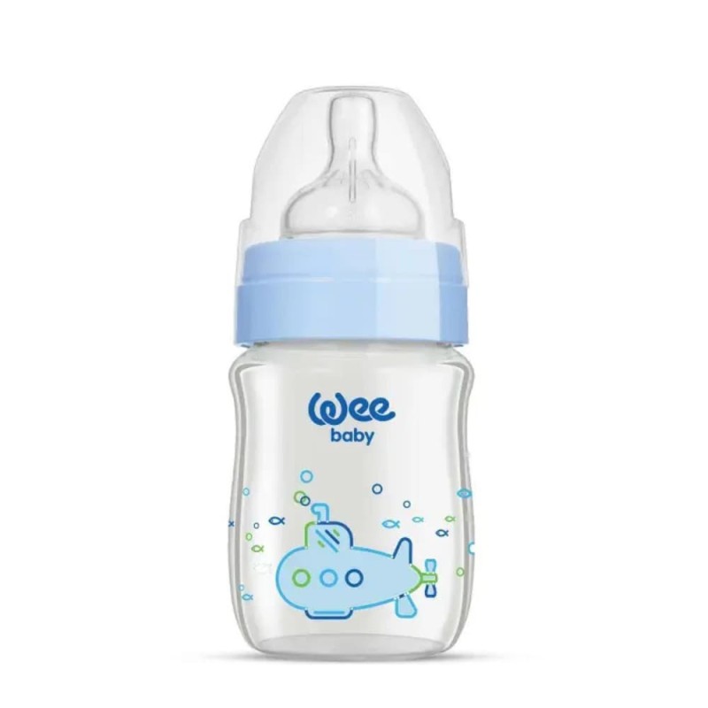 Wee Baby Classic Wide Neck Heat Resistant Glass Bottle 120 ML