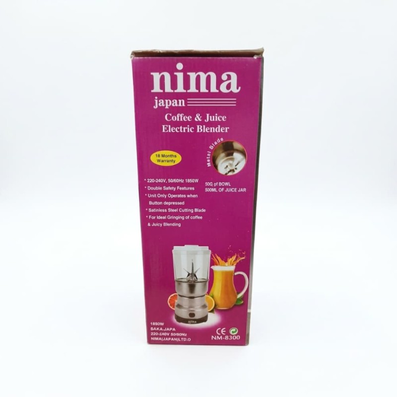 Nima 2-in-1 Electric Blender & Grinder 1850W