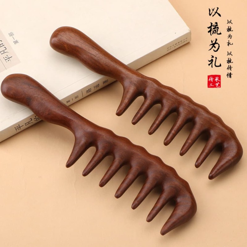 Sandalwood Extra Wide Tooth Hair Comb