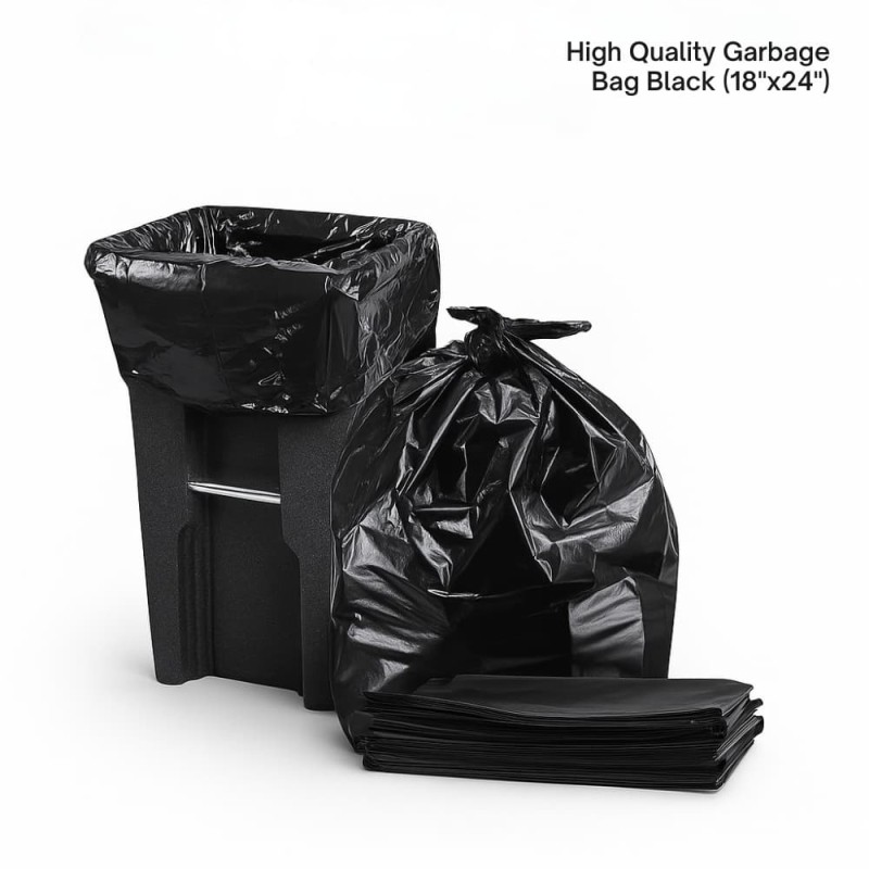 High Quality Garbage Bag Black (18"X24") /Trash Bag/Waste Bag (50pcs)
