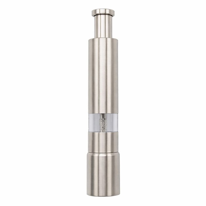 Stainless Steel Manual Pepper Grinder – Silver