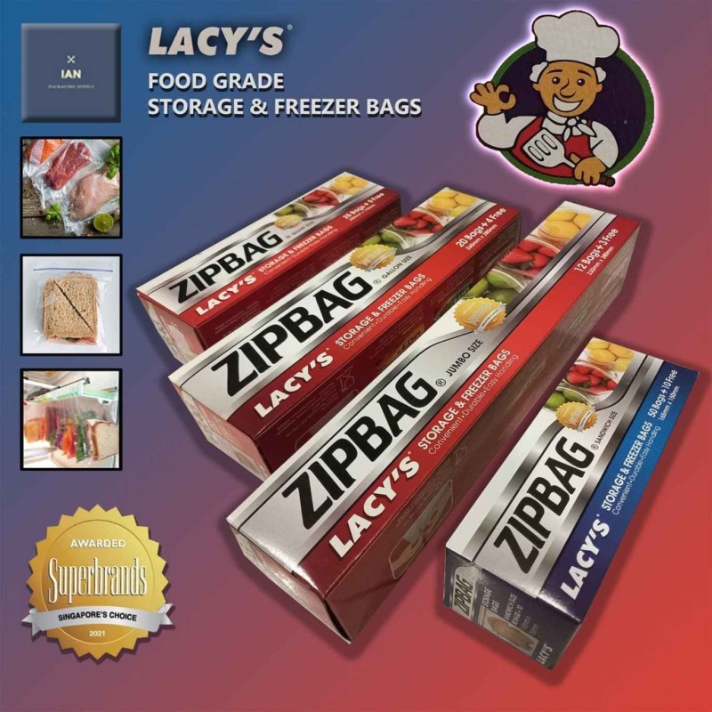 Lacy's Jumbo Storage & Freezer Zipbag