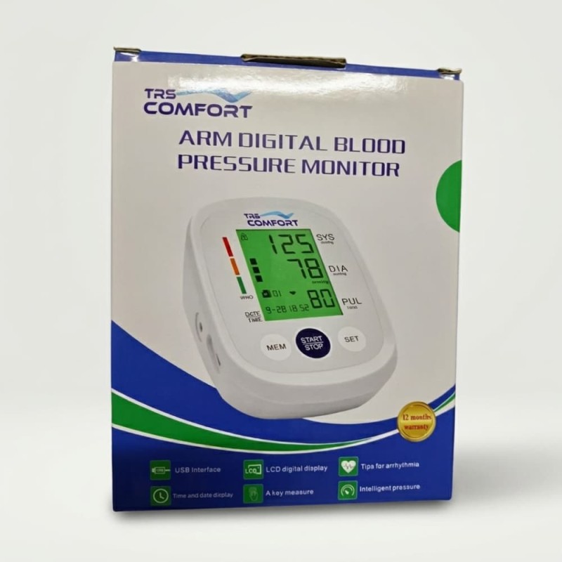 Voice Talking Digital Blood Pressure Monitor with Charger