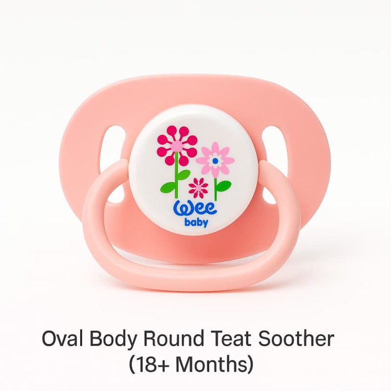 Wee Baby Oval Body Round Teat Soother