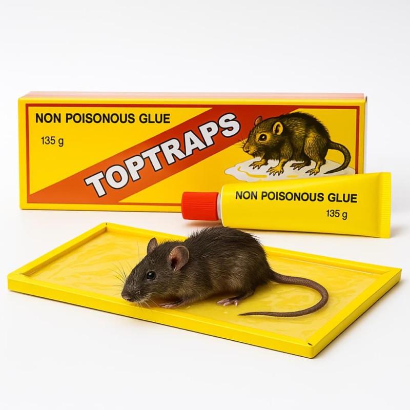 Non-Poisonous Rat Glue Top Trap Tube – Safe & Strong Rodent Glue
