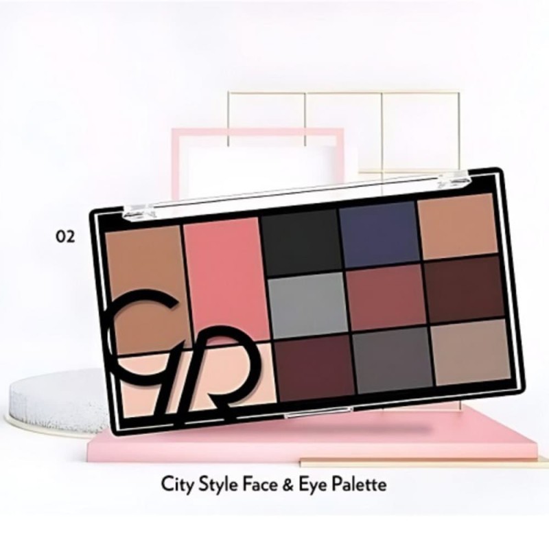 Golden Rose City Style Face & Eye Palette