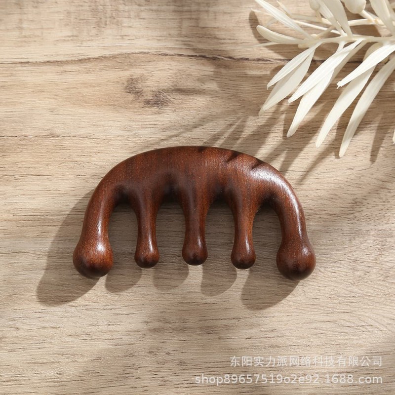 Natural Sandalwood Scalp Massage Comb