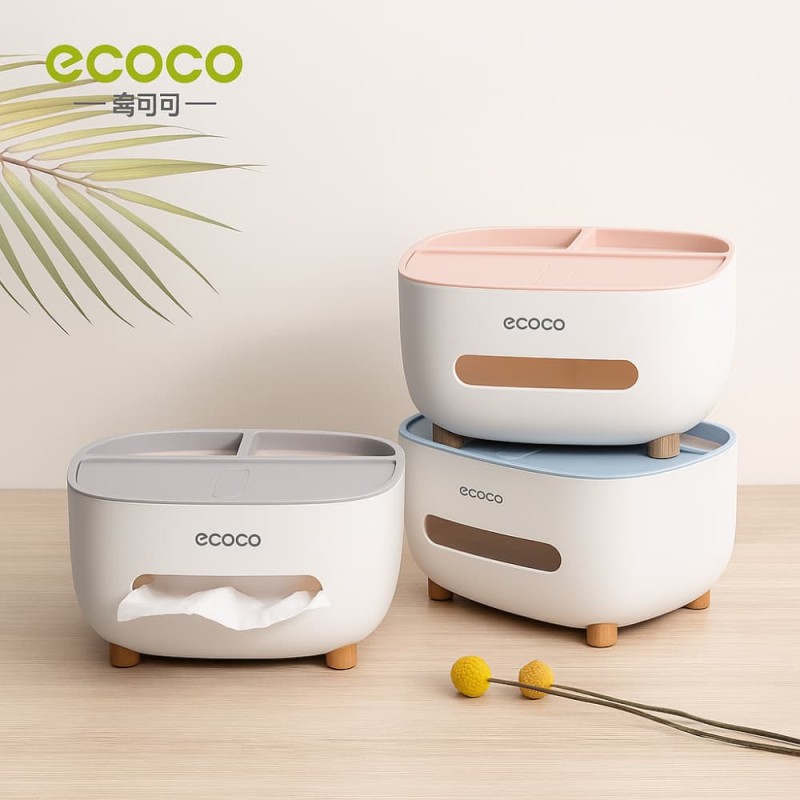 Creative Light Luxury Multi-Function Tissue & Remote Control Storage Box  Plastic Box for Home & Restaurant Use