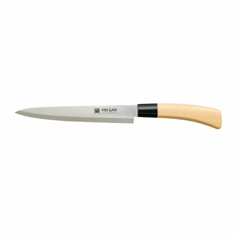 Heavy Duty 33cm Stainless Steel Kitchen Knife with Wooden Handle for Fruit & Vegetable
