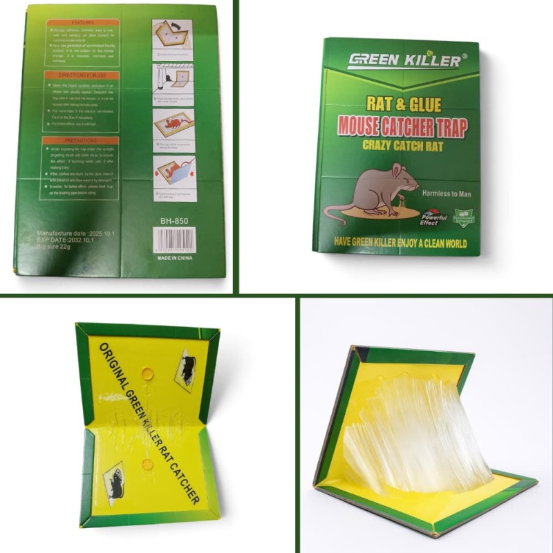 China Rat and Glue Mouse Catcher Trap Rat Killer Crazy Catch Rat