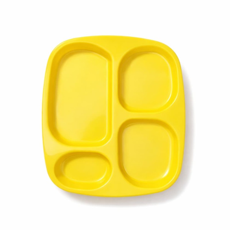Plastic 4 Compartment Baby Feeding Plate
