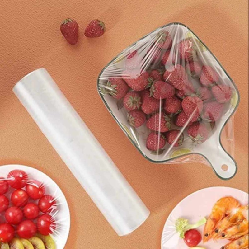 Fresher Plastic Stretch Wrap Food-Grade Freshness Keeper 200 SQ.FT