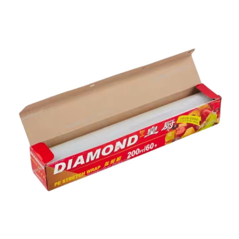 Diamond Plastic Stretch Wrap 200 sq ft (China)