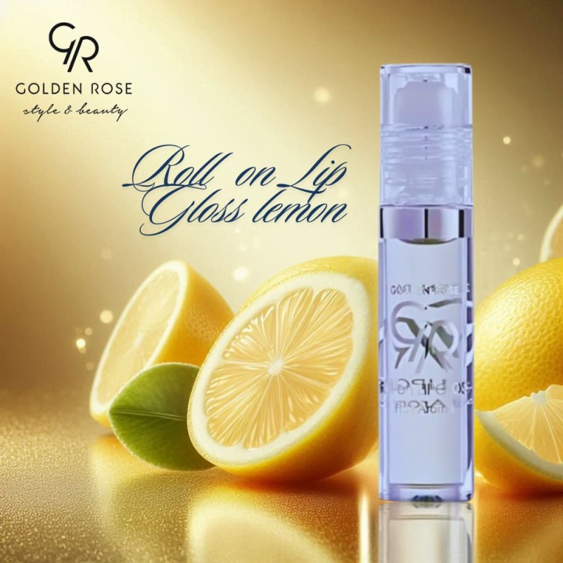 Golden Rose Roll on Lip Gloss - Lemon