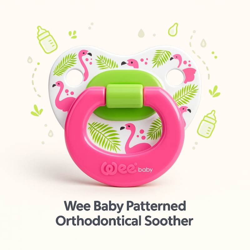 Wee Baby Patterned Orthodontical Soother