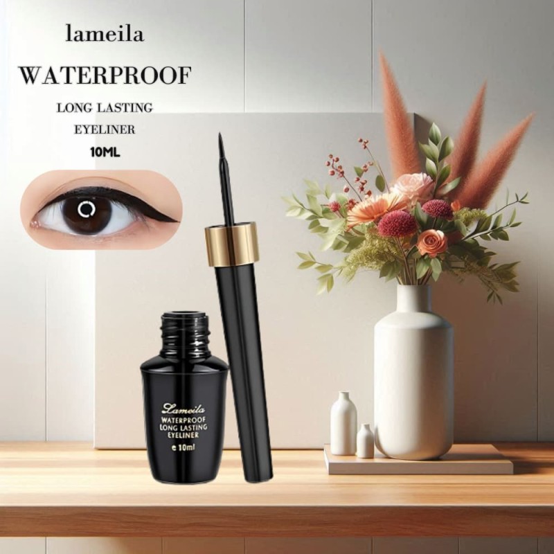 Lameila Waterproof Long Lasting Deep Black Eyeliner