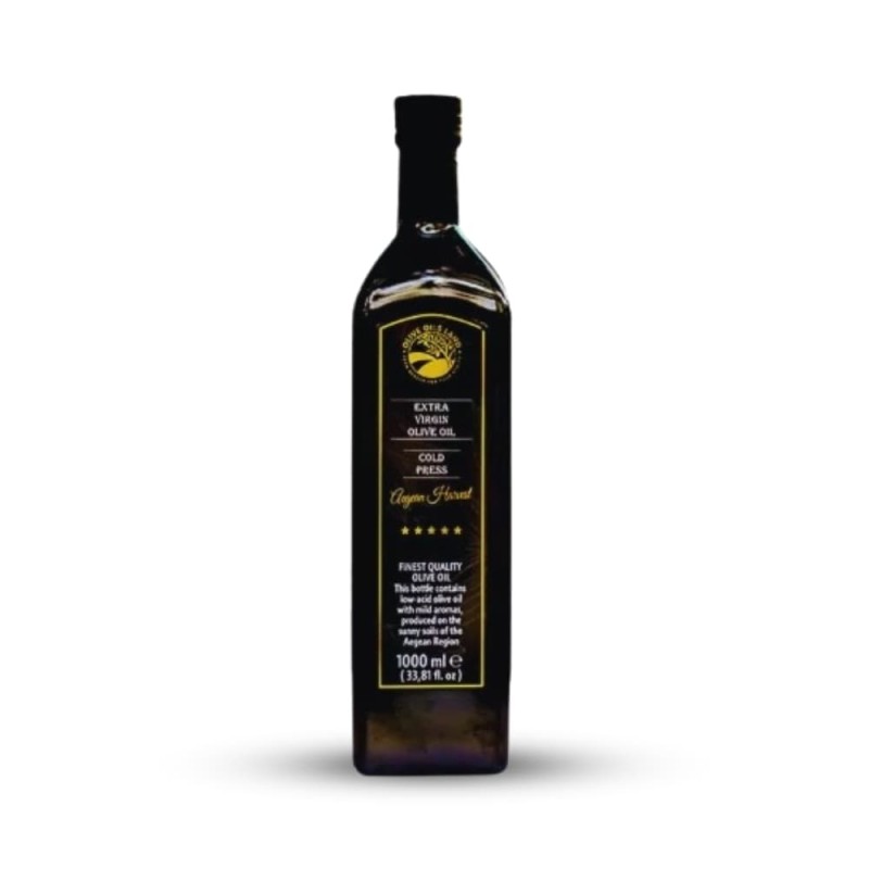 Olive Oils Land Extra Virgin Olive Oil 1000 ML (Glass Bottle)