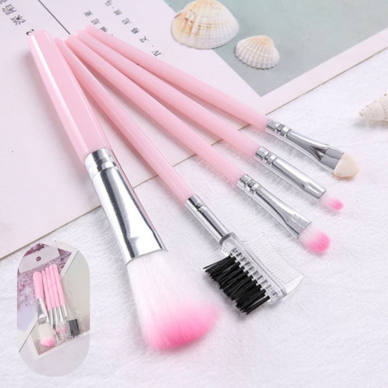 5 piece brush set makeup brush eyeshadow brush eyebrow brush makeup tool set