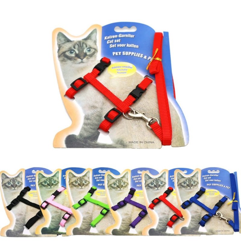 Adjustable Cat Harness with Leash