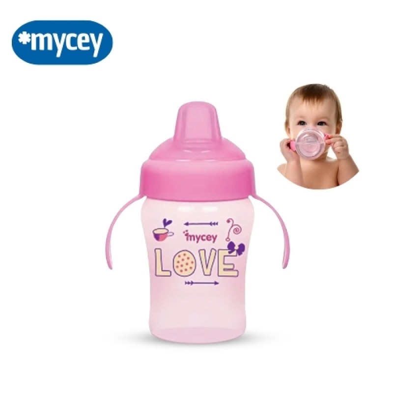 Mycey Non-Spill Sippy Cup with Handle 240 ML