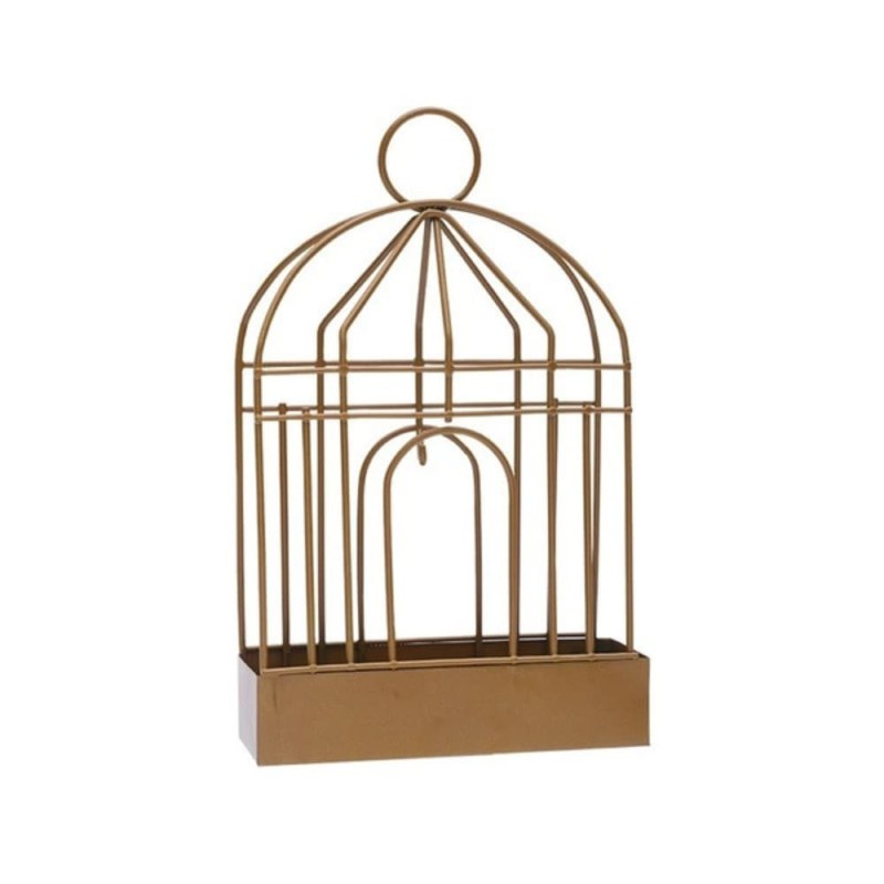 Iron Birdcage Mosquito Coil Holder with Cover & Handle
