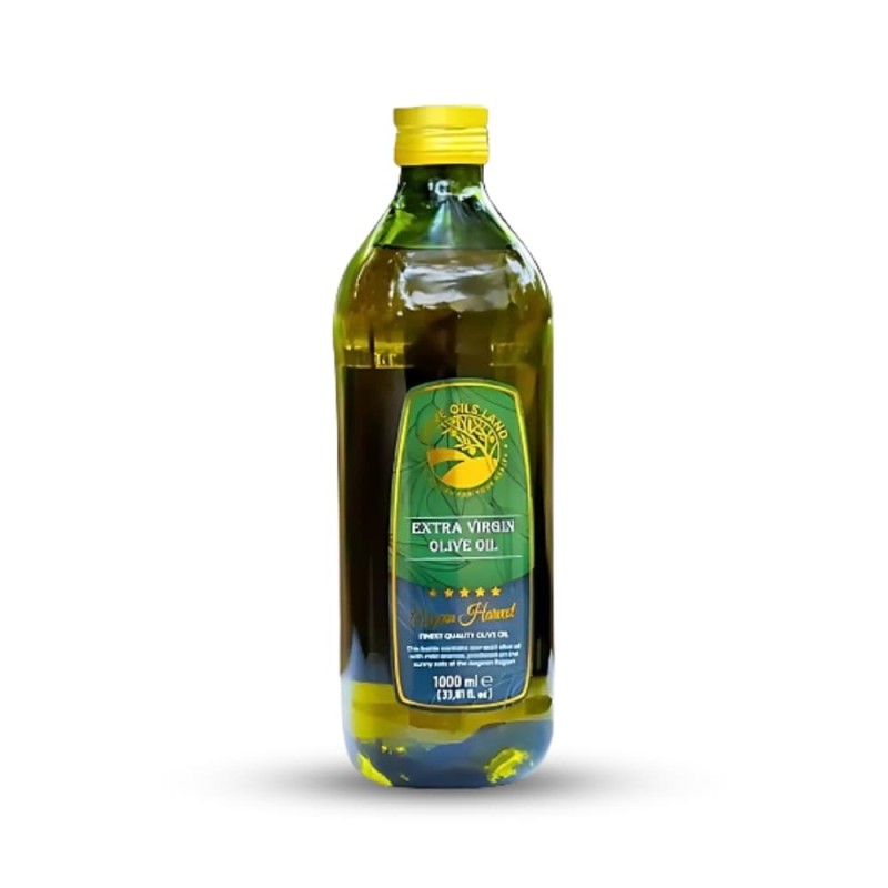 Olive Oils Land Extra Virgin Olive Oil 1000 ML(Acimasiz Glass Bottle)