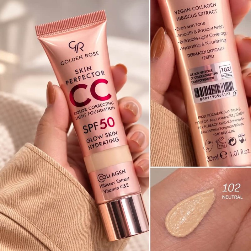 Golden Rose Skin Perfector CC Light Foundation