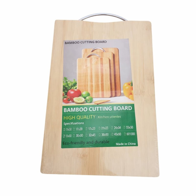 Bamboo Chopping Board 20×30cm | Eco-Safe Kitchen Cutting Surface