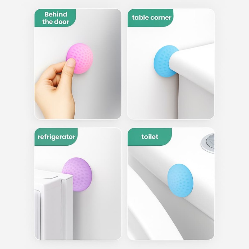 Silicone Door & Wall Safety Guard Pad