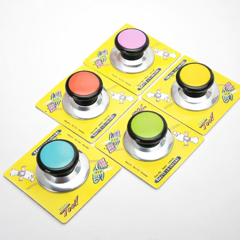 Universal Colorful Pot Lid Handle – Anti-Scald Kitchen Replacement Knob 1pcs