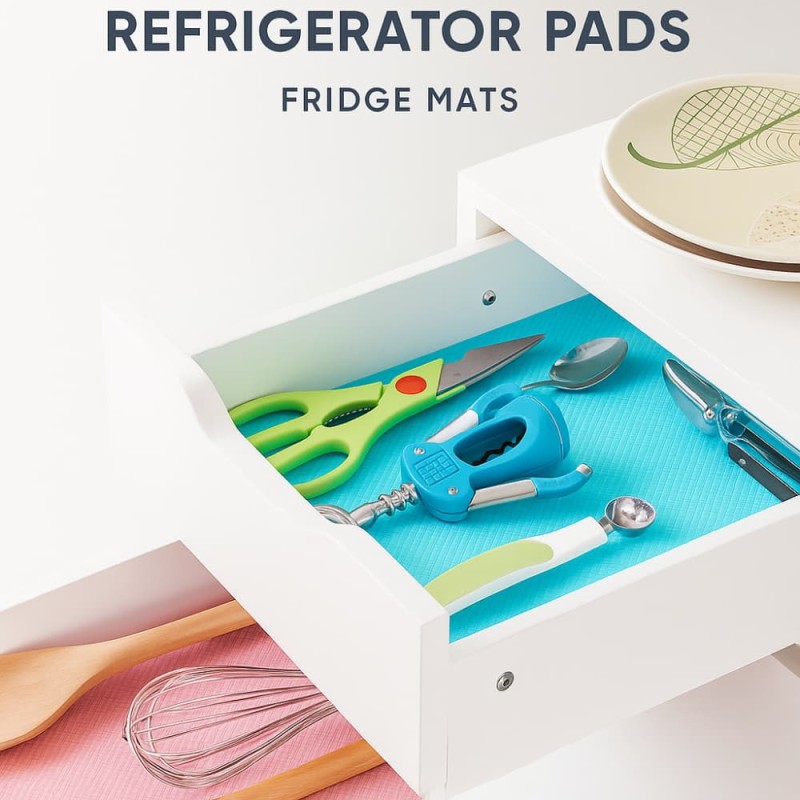 Refrigerator Pads Fridge Mats 4pcs