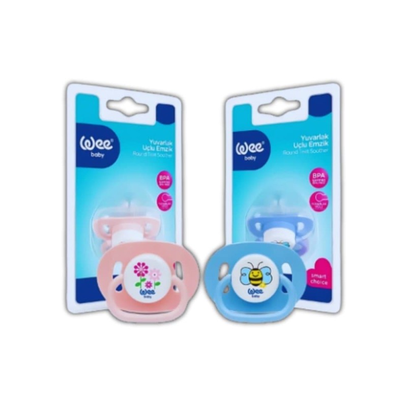 Wee Baby Oval Body Round Teat Soother