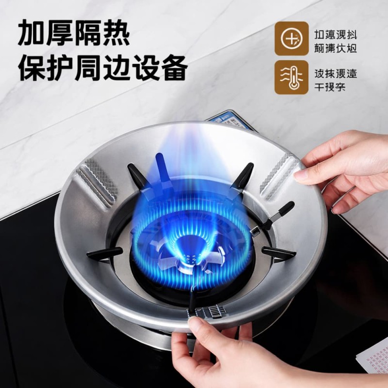 Energy Saving Windproof Gas Stove Cover – 2 Pcs Set