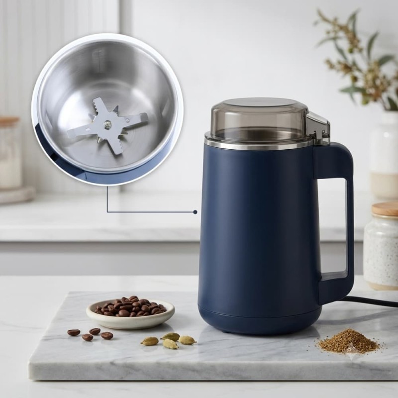 Electric Grinder NM-8800 | Professional 1200W Spice Grinder with 8 Blades