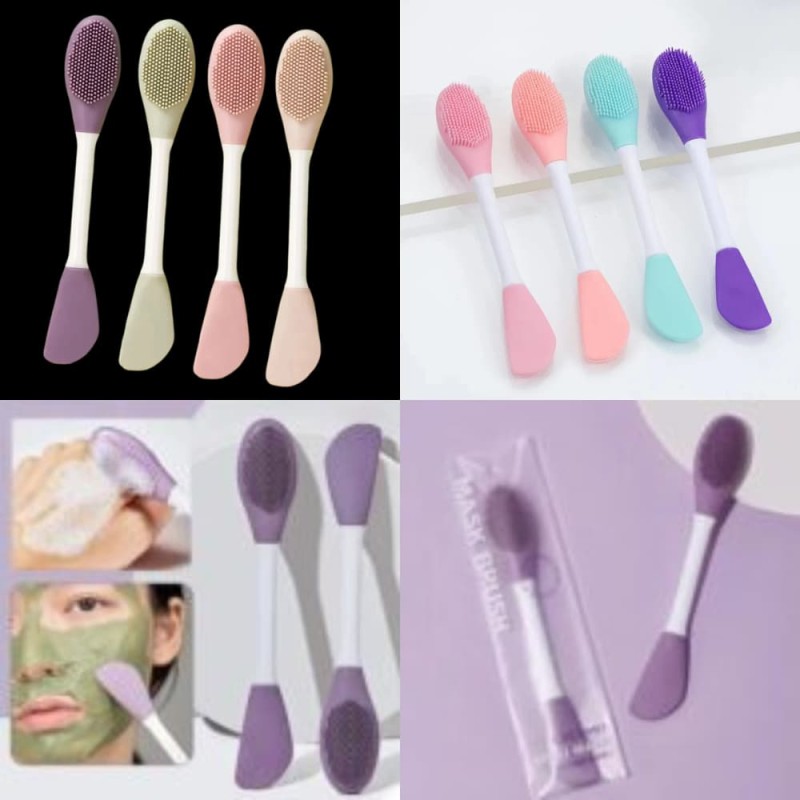 2 in 1 Face Mask Brush – Silicone Applicator & Cleaning Brush