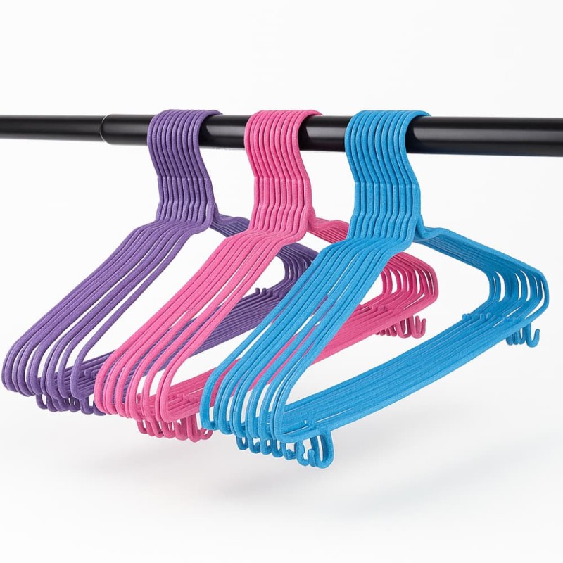Fast Multi Color Wardrobe Clothes Hanger (10Pcs)