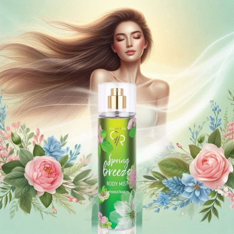 Golden Rose Body Mist Spring Breeze 200 ml