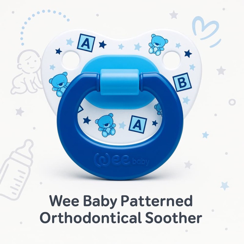 Wee Baby Patterned Orthodontical Soother