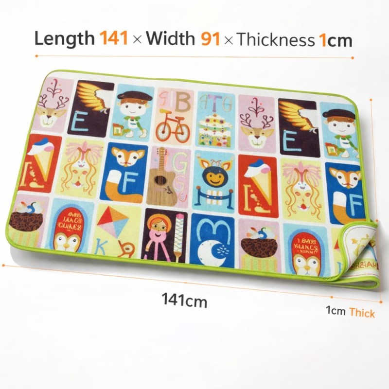 Thick Baby Crawling Mat – Waterproof, Foldable Play Floor Mat