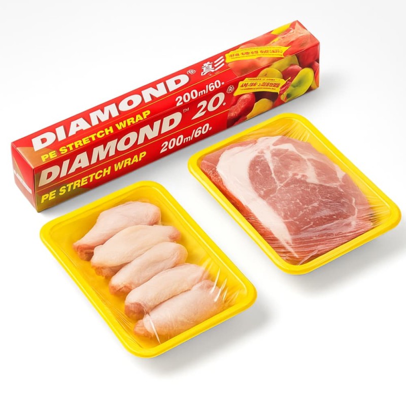 Diamond Plastic Stretch Wrap 200 sq ft