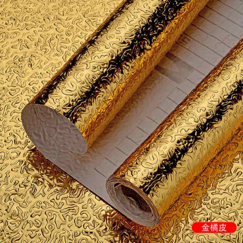 Kitchen Oil Resistant Foil Sticker Roll 5M