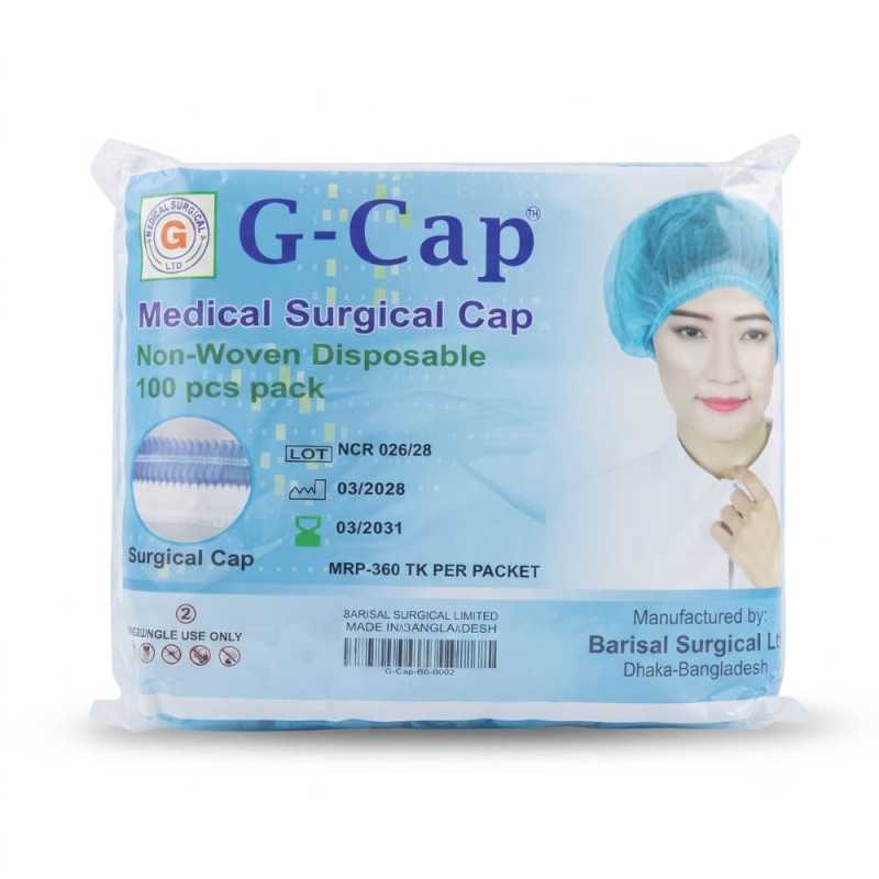G-Cap Medical Surgical Cap (100 Pcs)